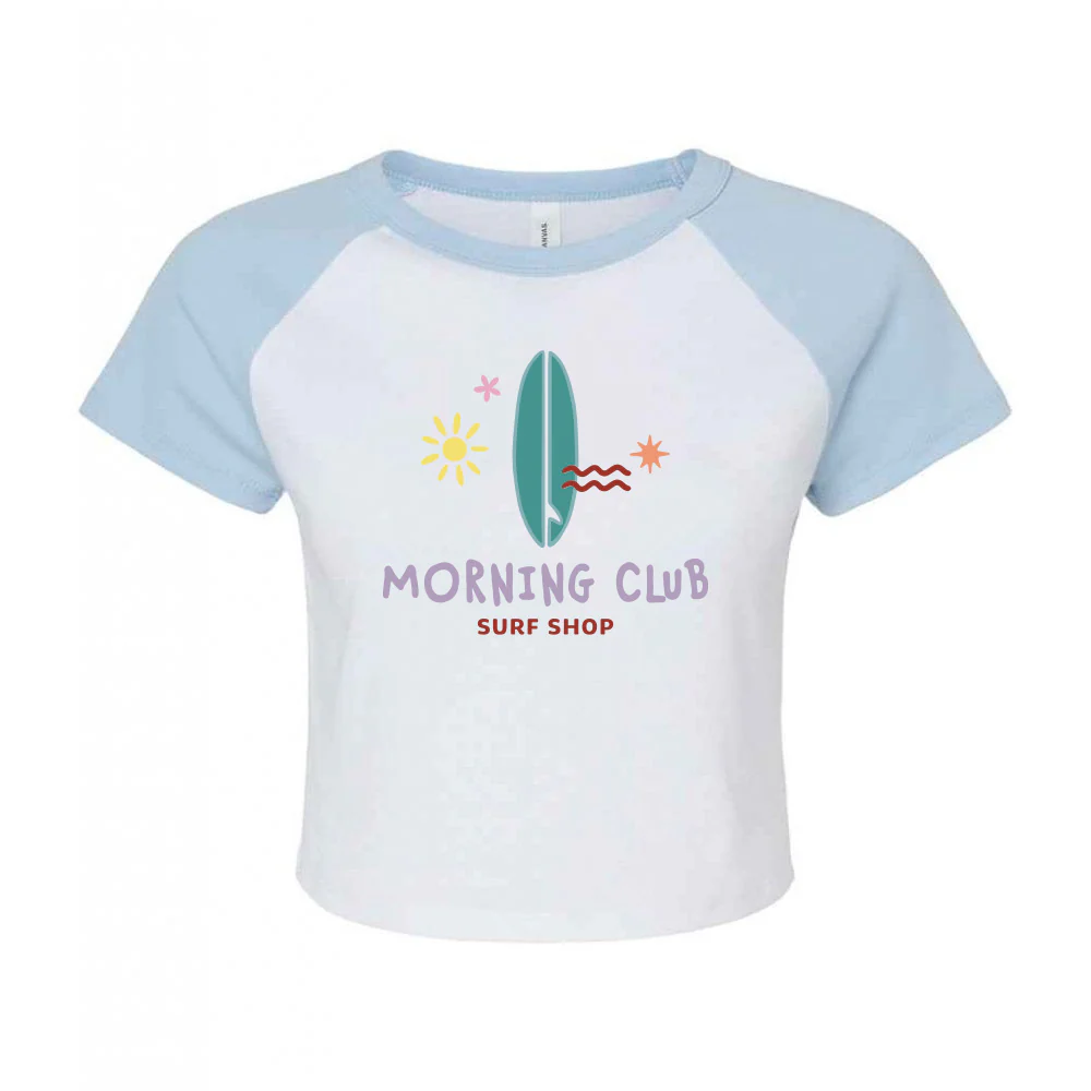 Surf Shop Embroidered Micro Rib Baby Tee - Image 9