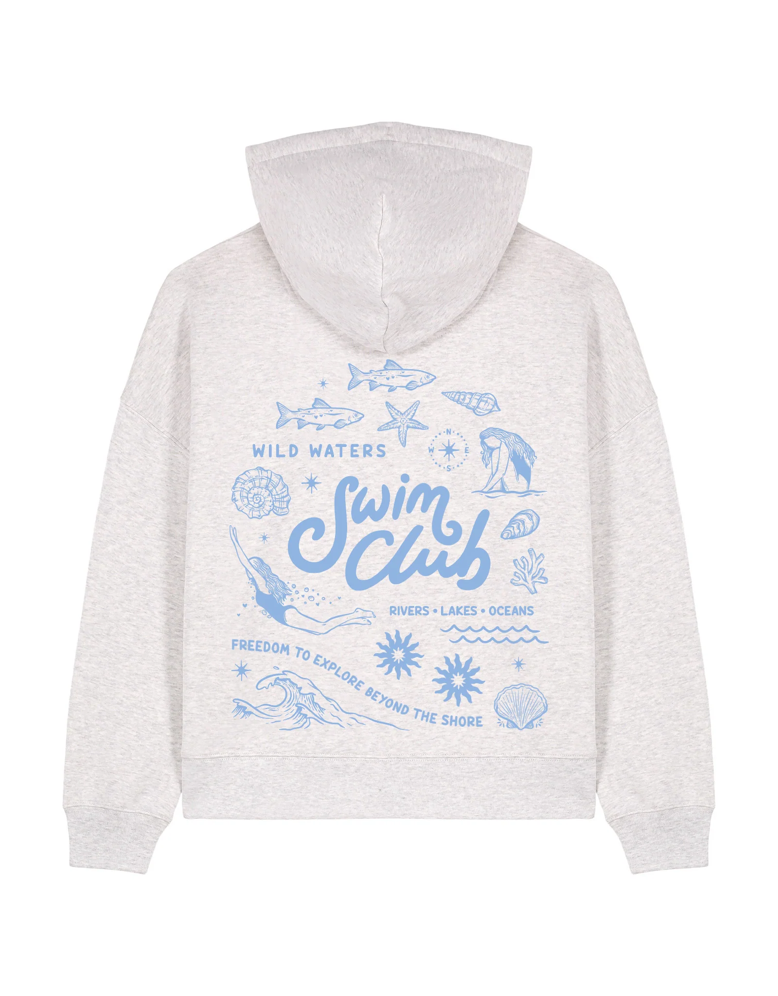 Swim Club Boxy Organic Cotton Hoodie - Image 11