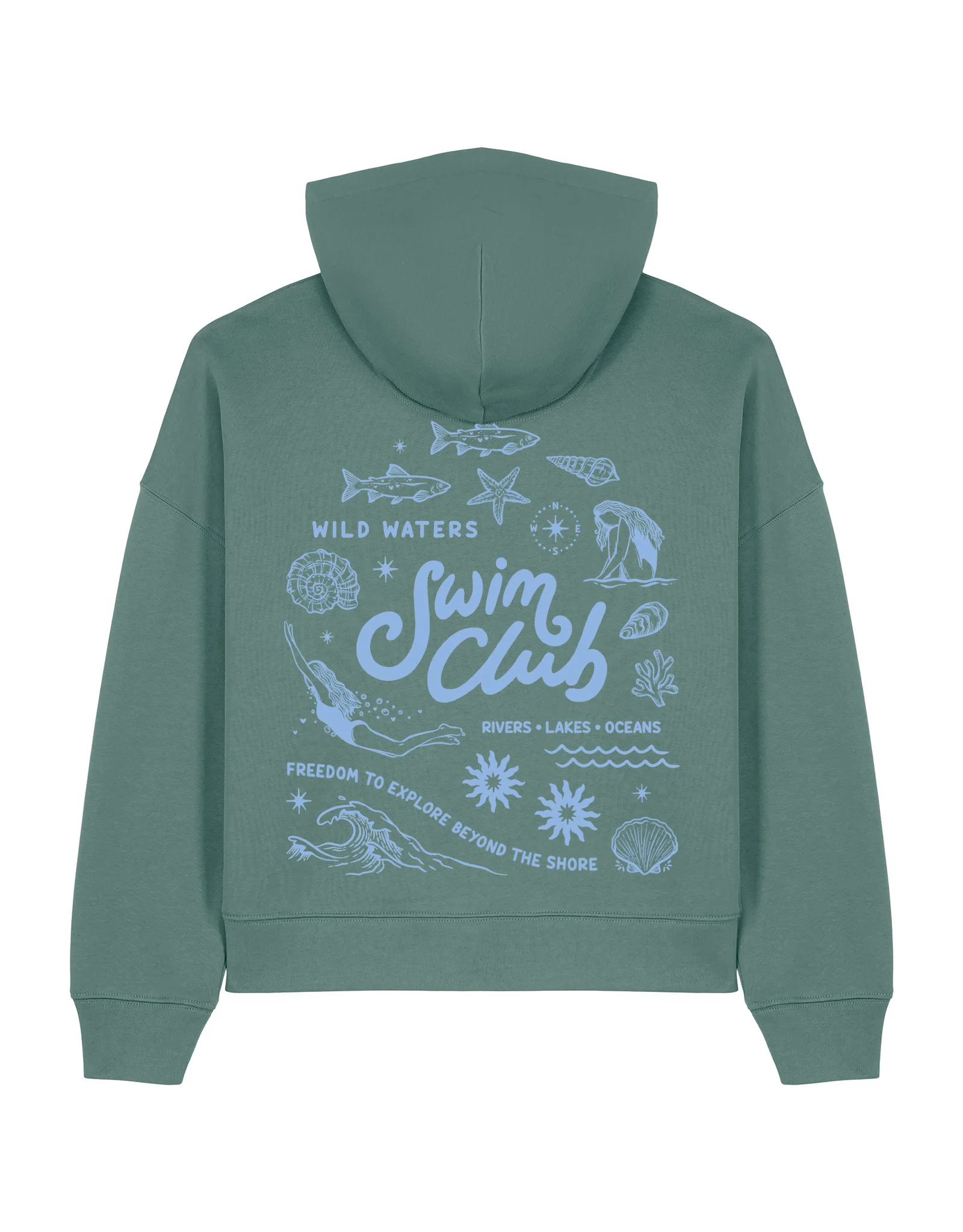 Swim Club Boxy Organic Cotton Hoodie - Image 13