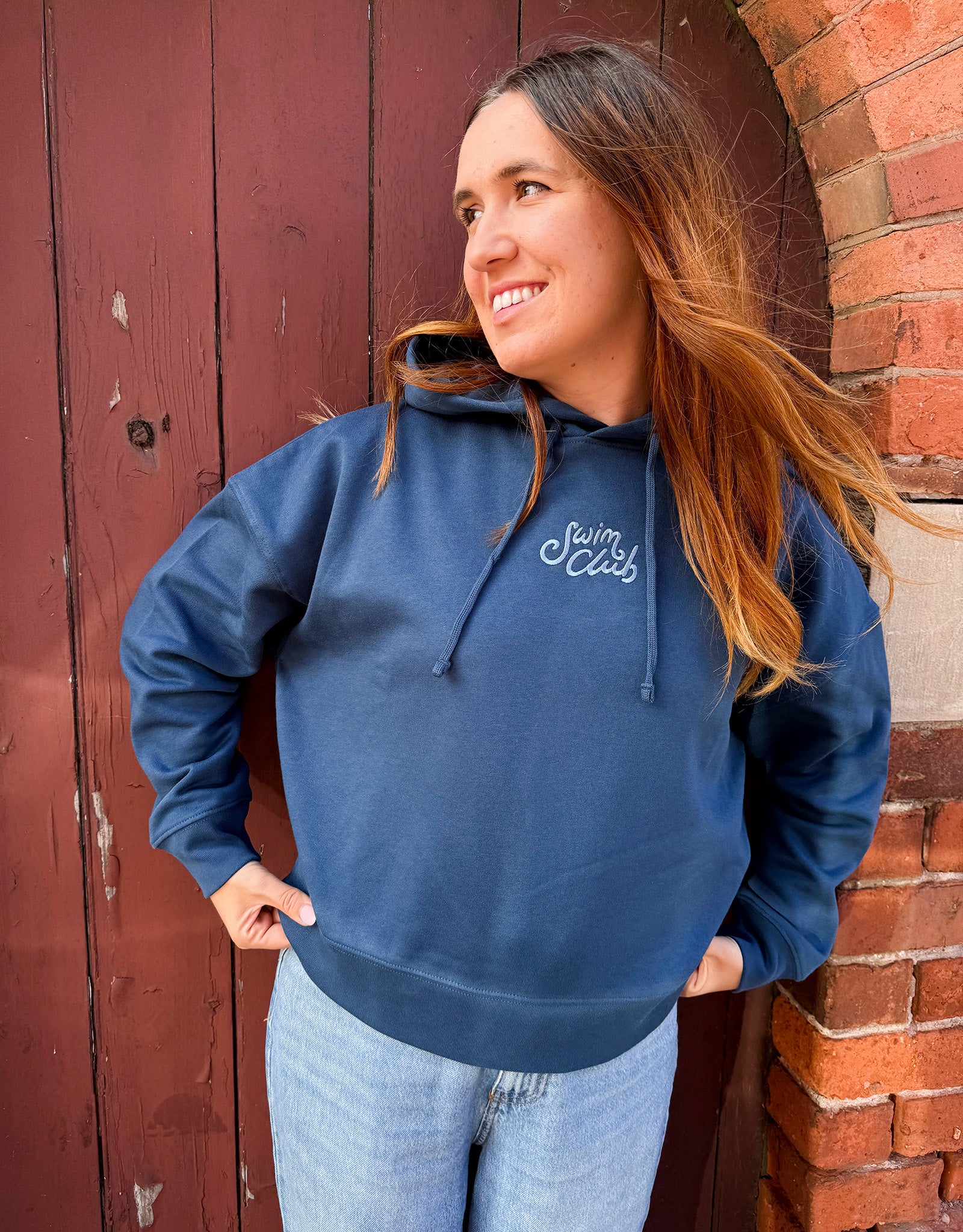 Swim Club Boxy Organic Cotton Hoodie - Image 4