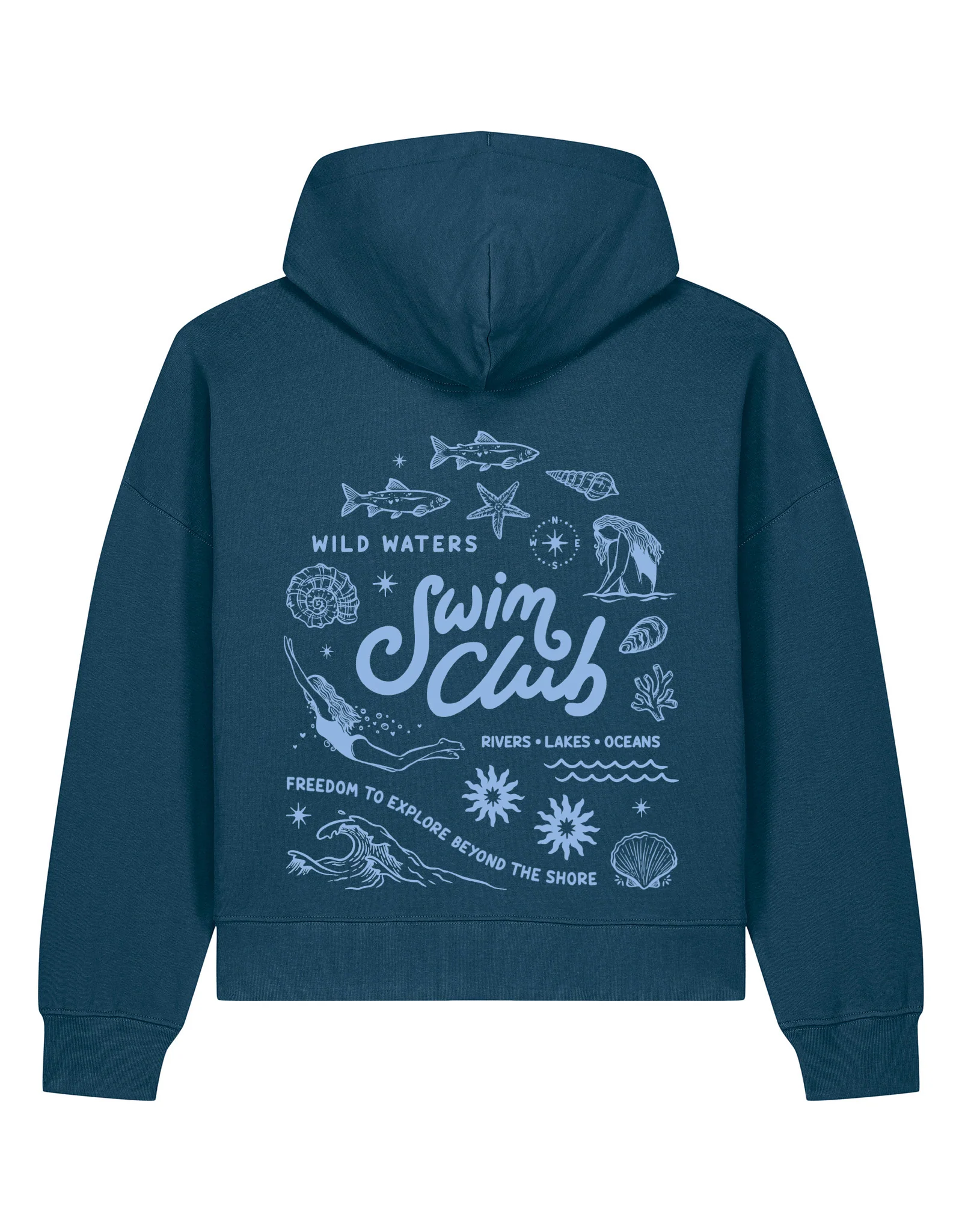 Swim Club Boxy Organic Cotton Hoodie - Image 5