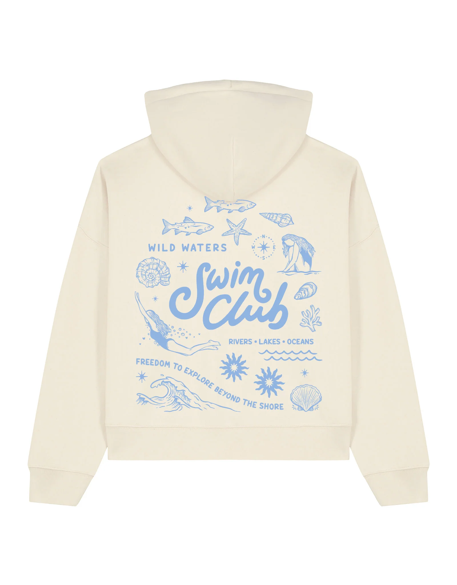Swim Club Boxy Organic Cotton Hoodie - Image 7