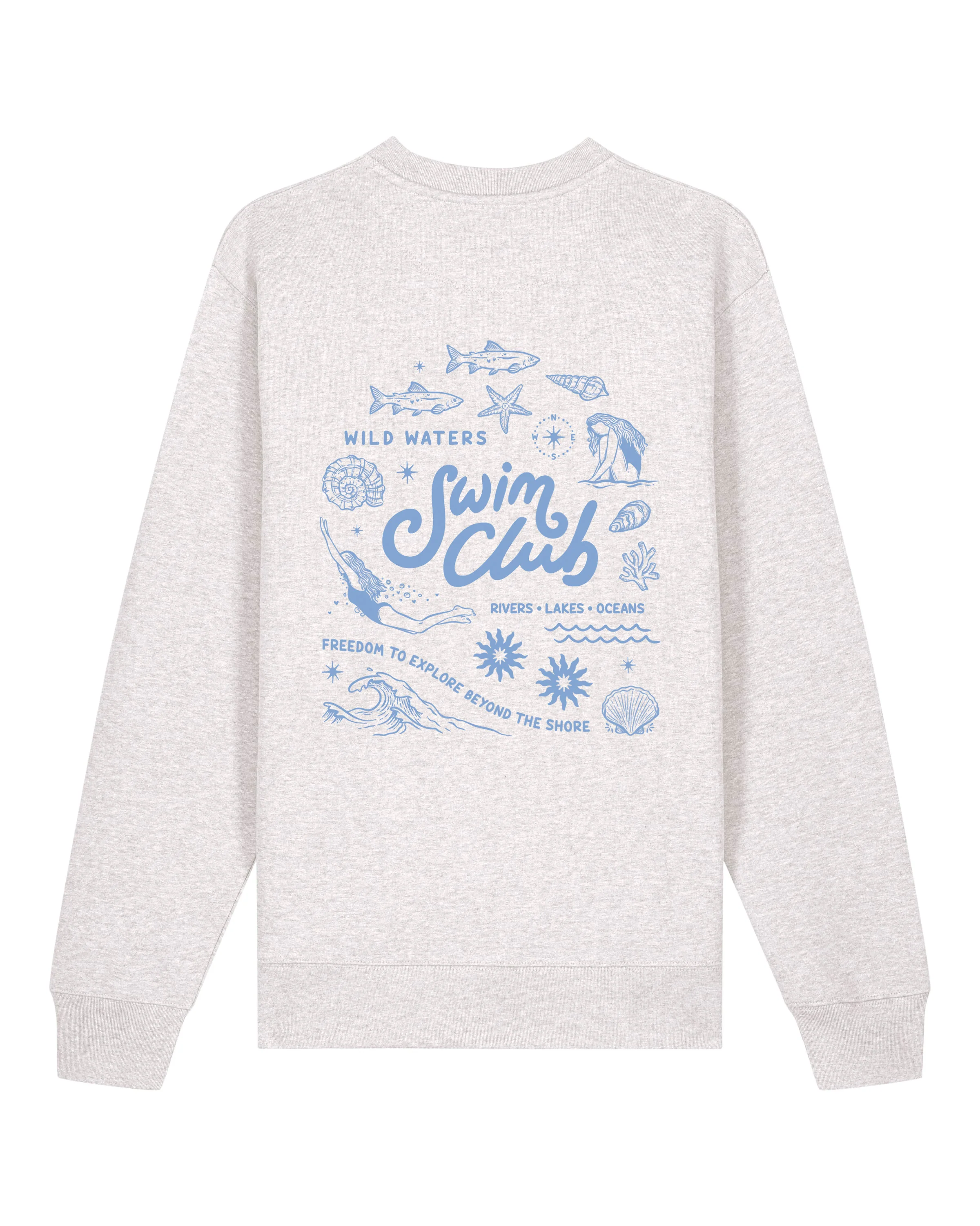 Swim Club Organic Cotton Sweatshirt - Image 10
