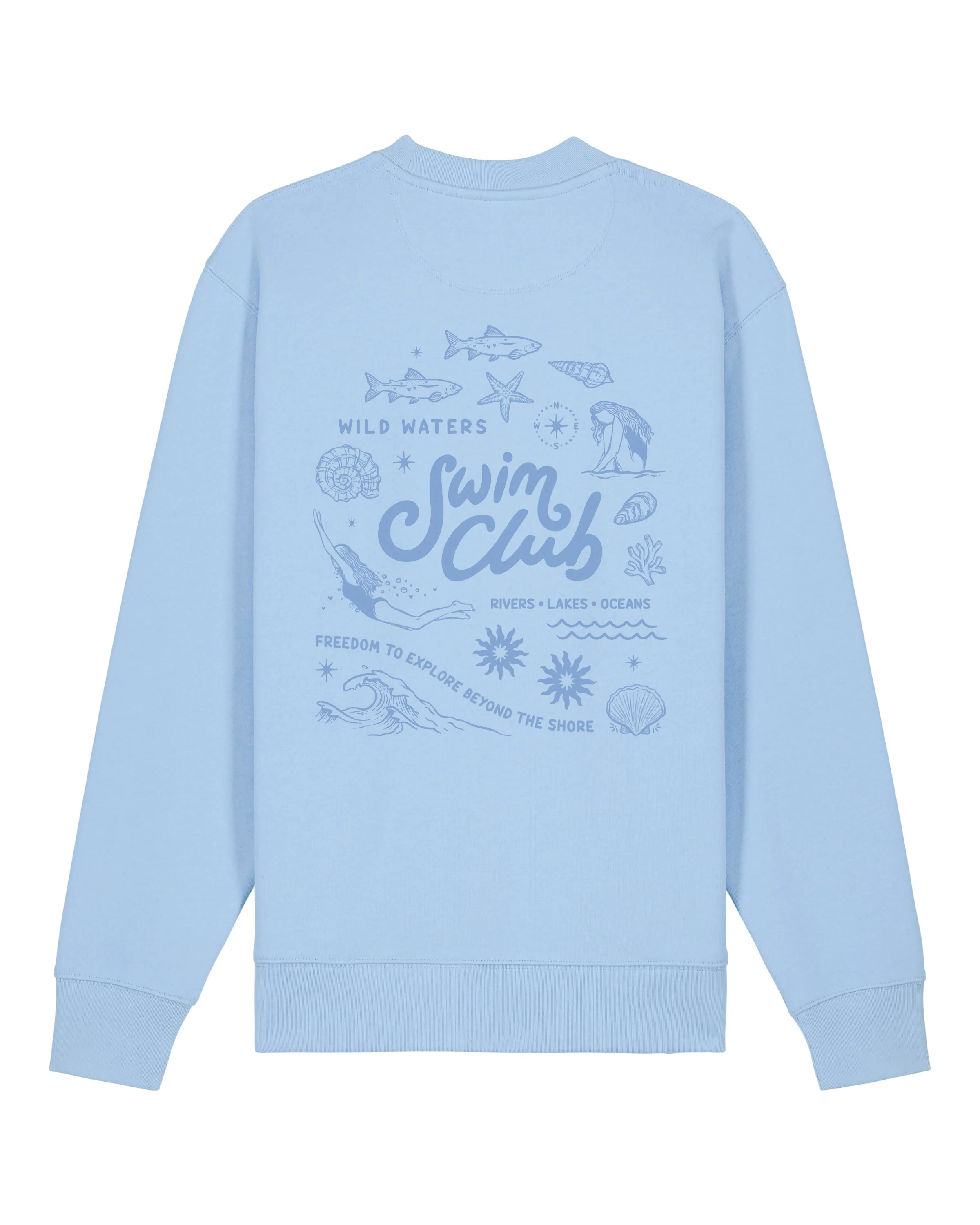 Swim Club Organic Cotton Sweatshirt - Image 11