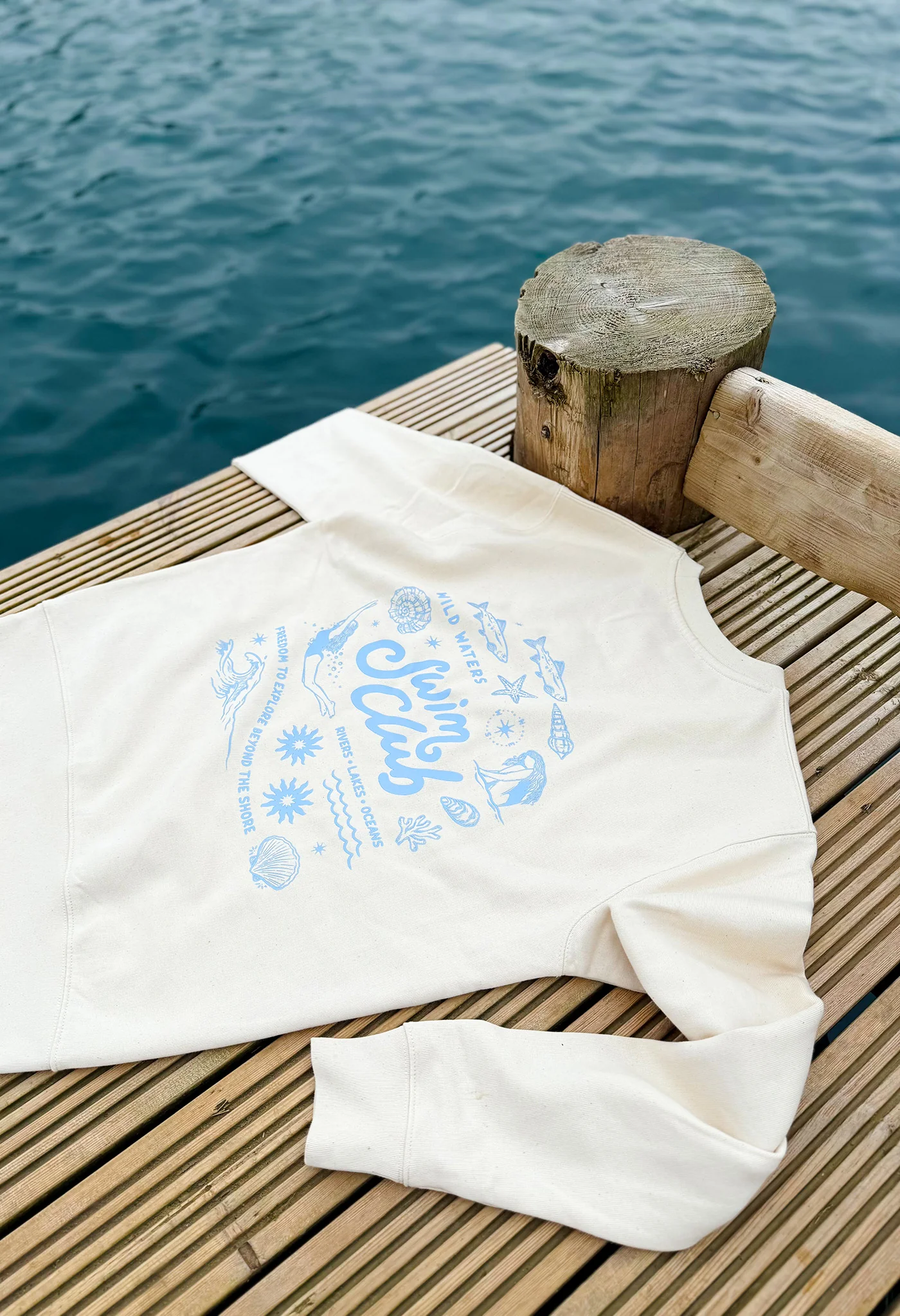 Swim Club Organic Cotton Sweatshirt - Image 3