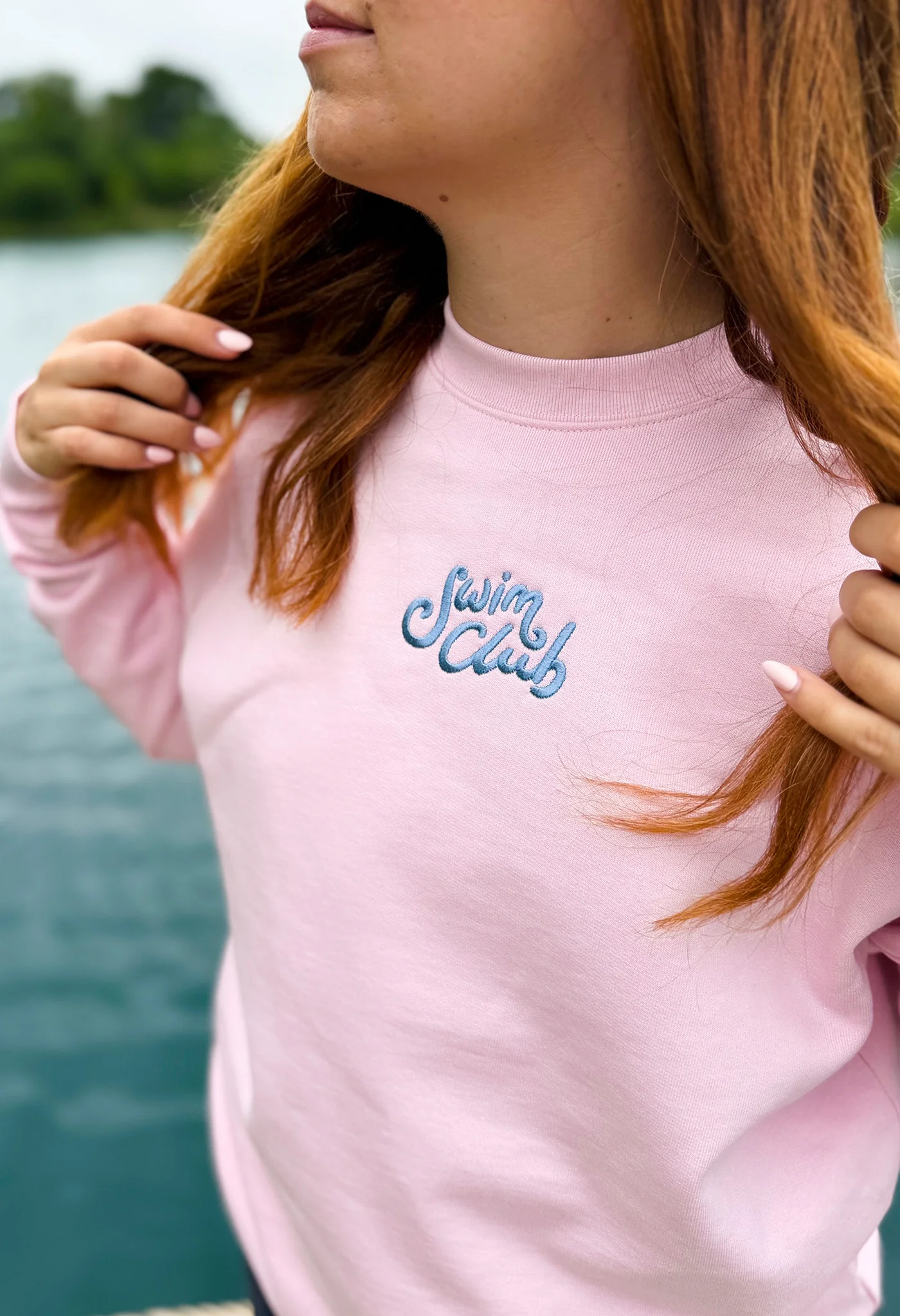 Swim Club Organic Cotton Sweatshirt - Image 5