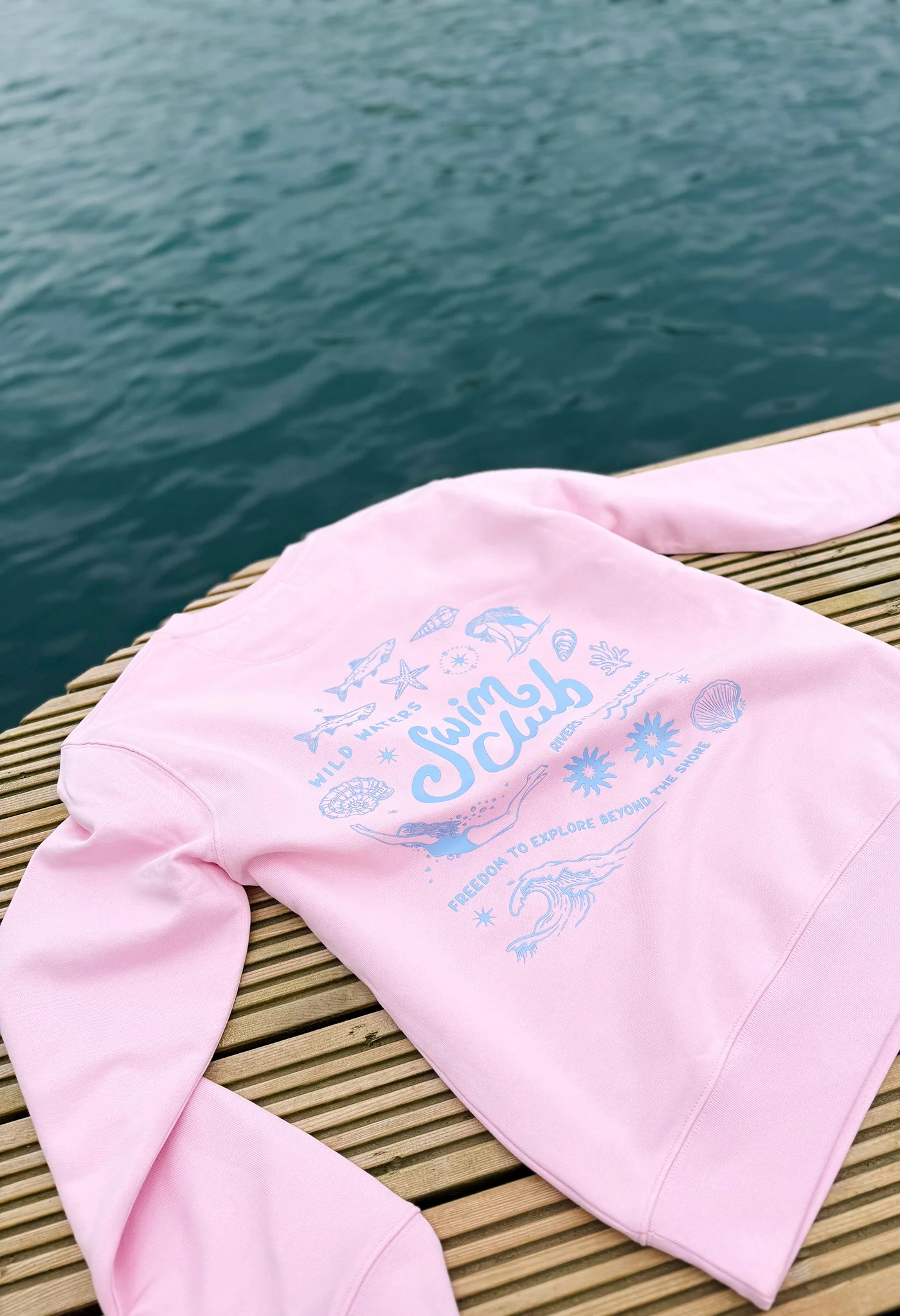 Swim Club Organic Cotton Sweatshirt - Image 7