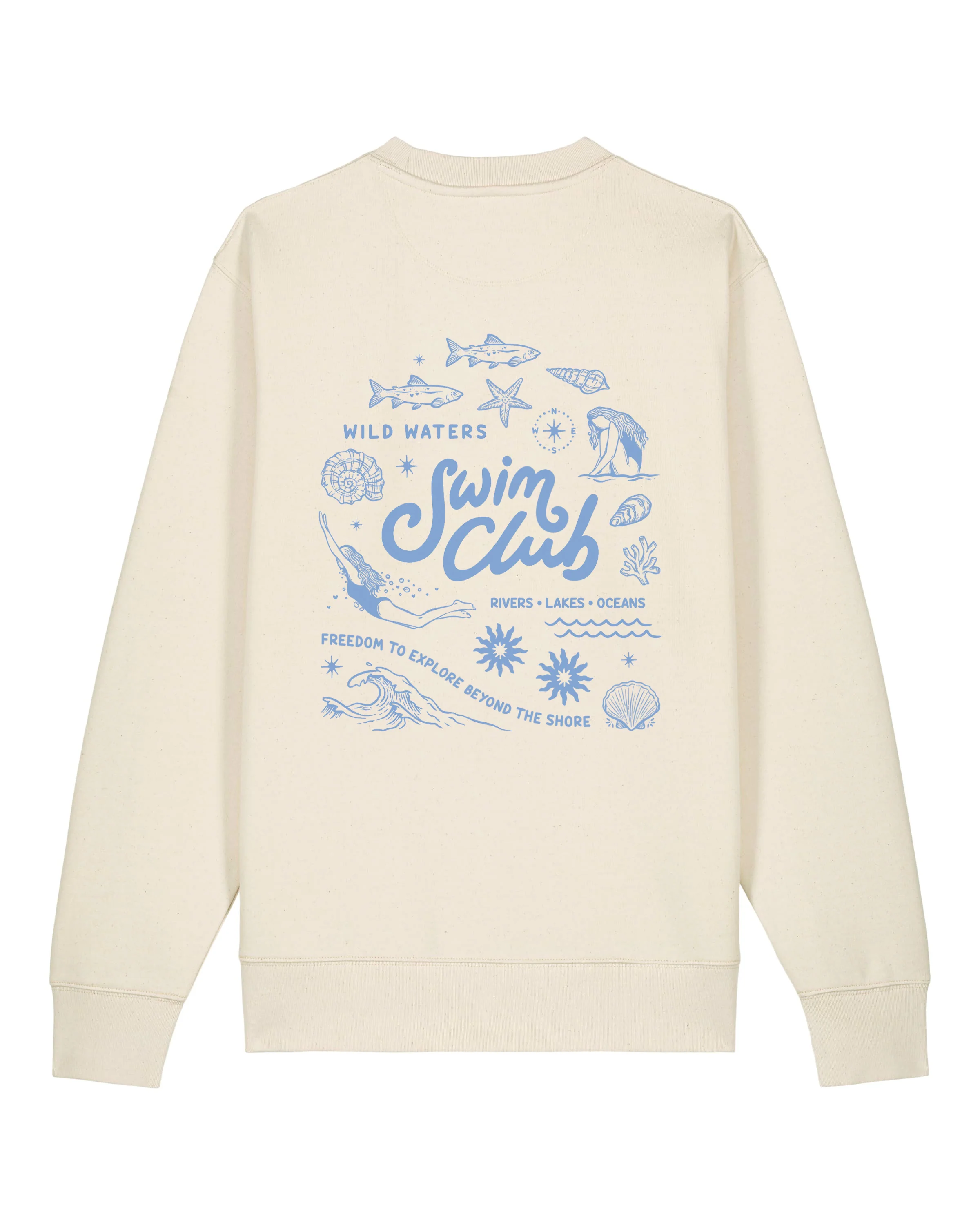 Swim Club Organic Cotton Sweatshirt - Image 8