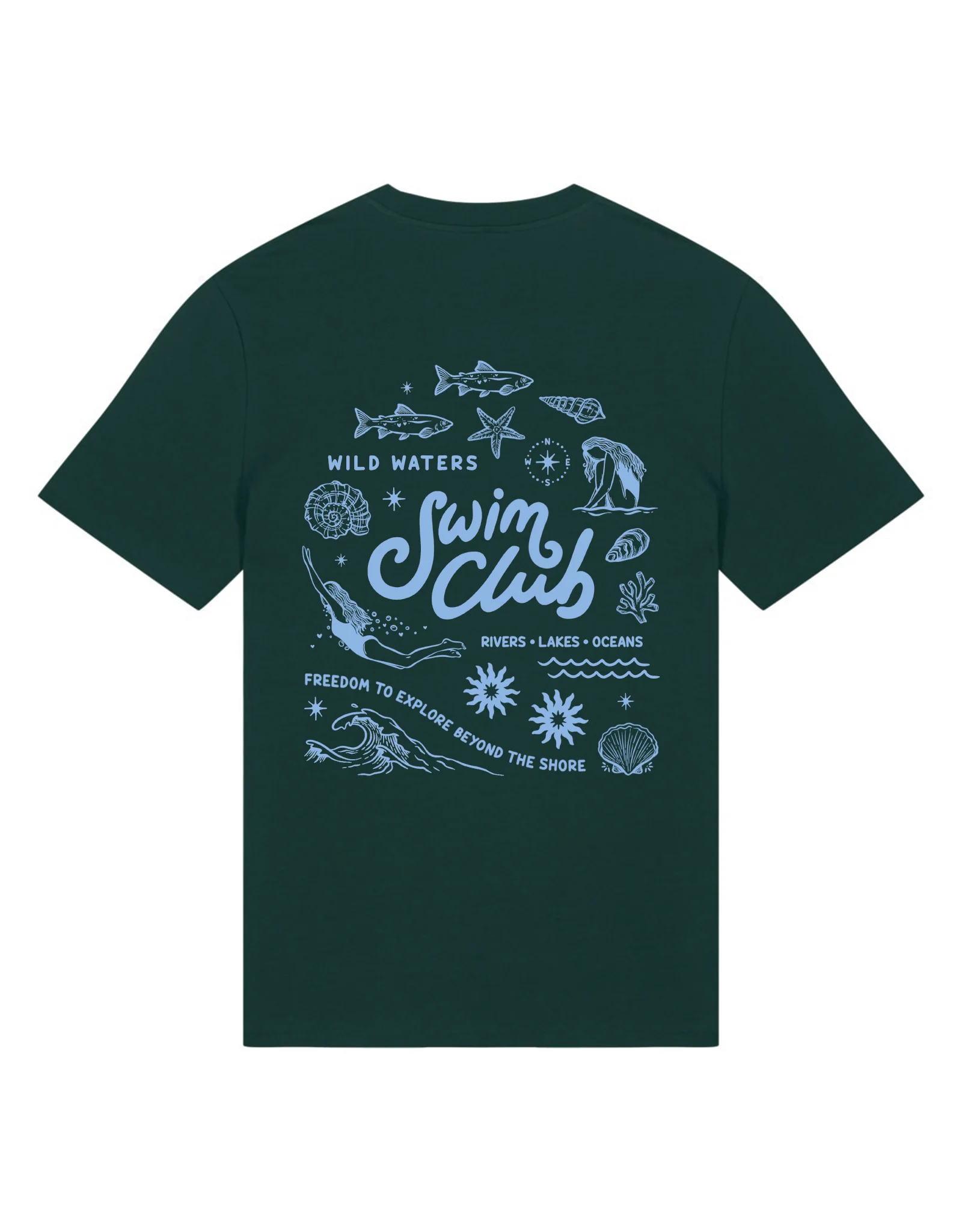 Swim Club Organic Cotton T-Shirt - Image 12