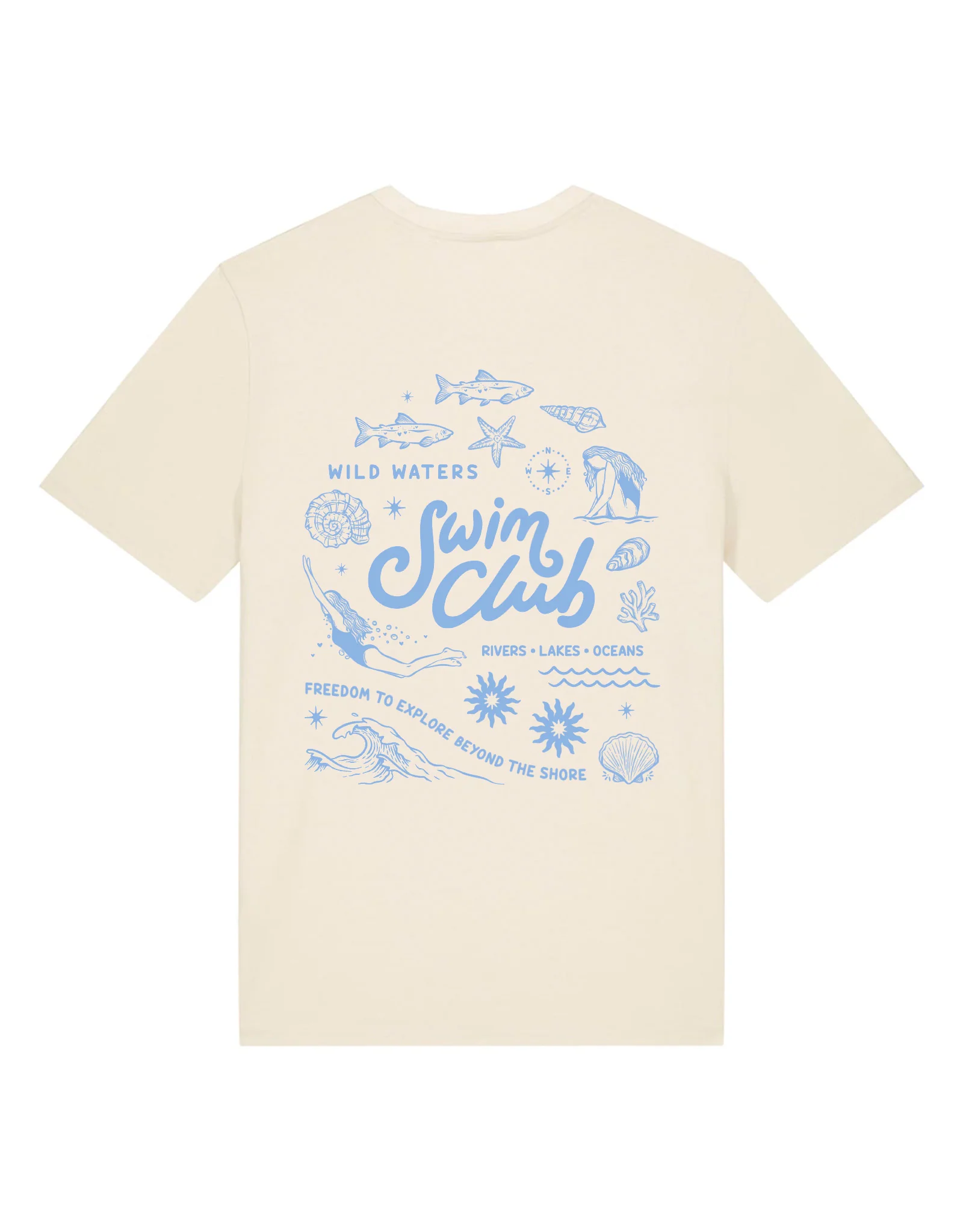 Swim Club Organic Cotton T-Shirt - Image 13