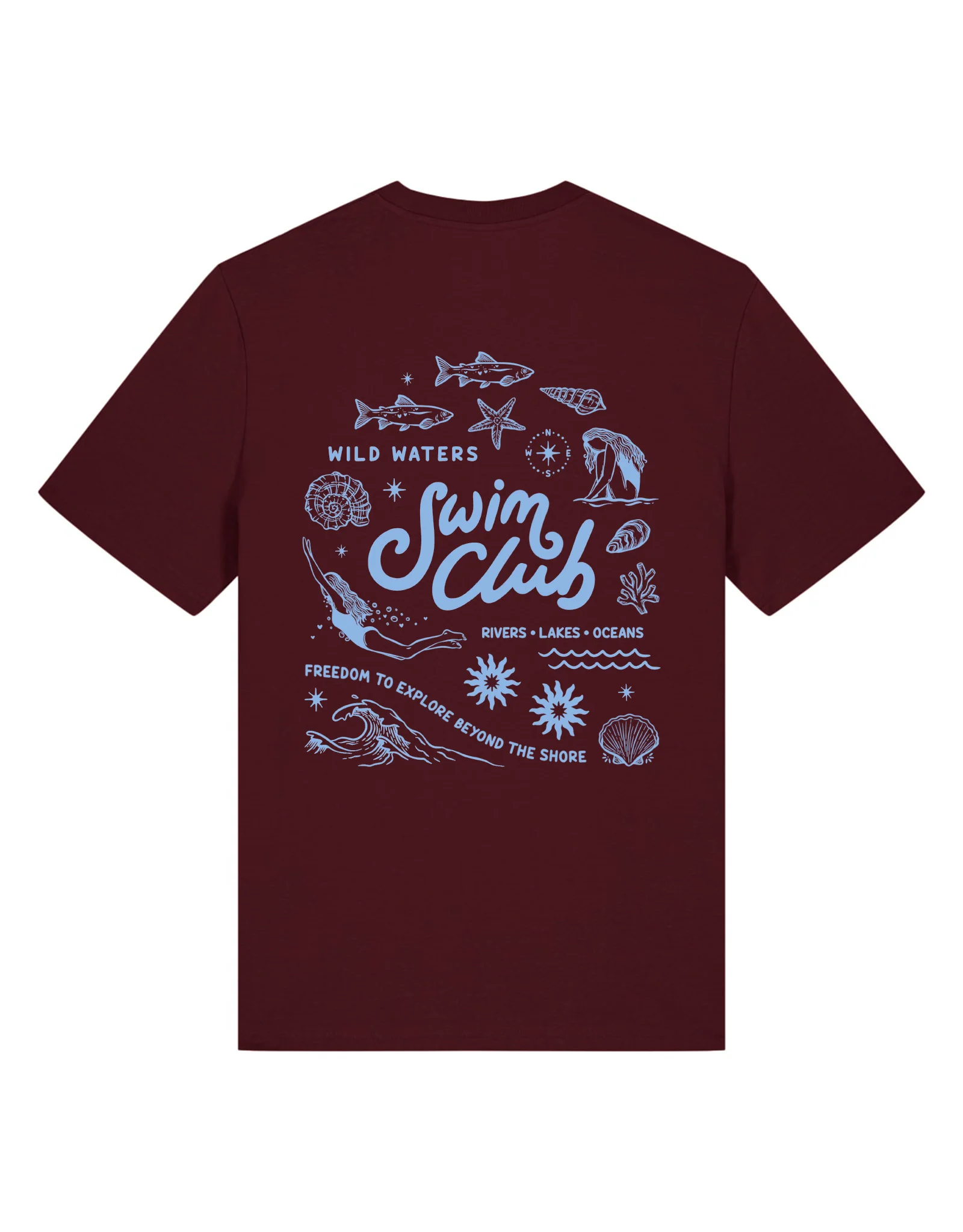 Swim Club Organic Cotton T-Shirt - Image 14