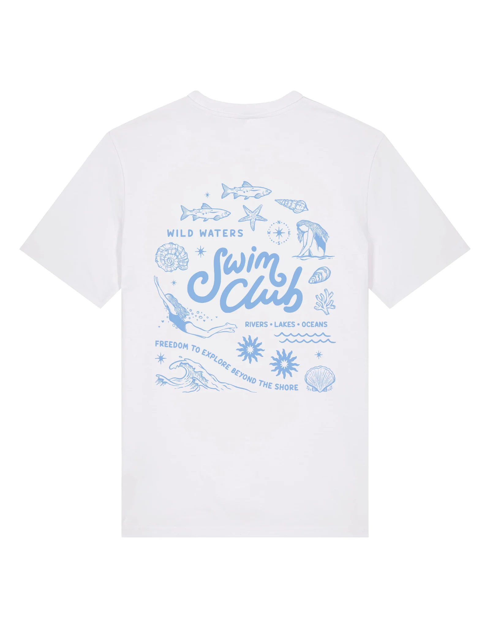 Swim Club Organic Cotton T-Shirt - Image 15