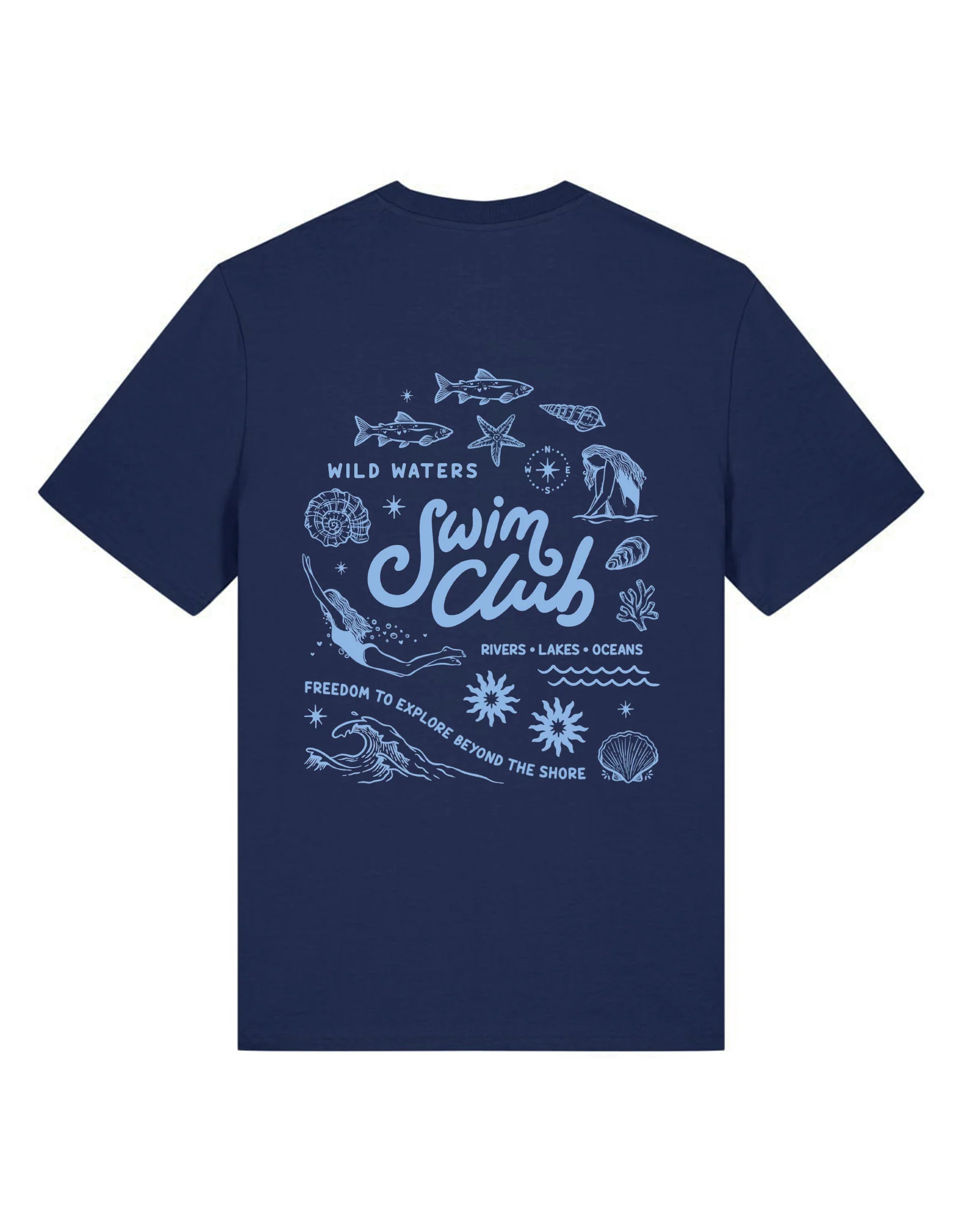 Swim Club Organic Cotton T-Shirt - Image 16