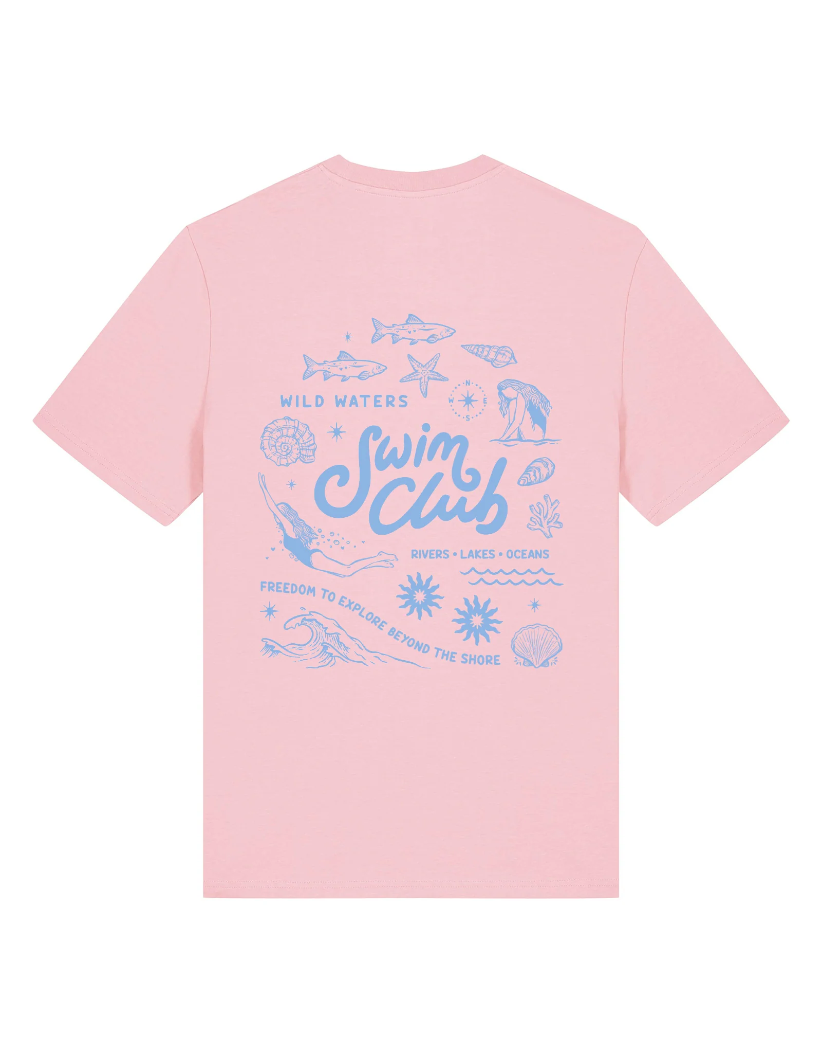 Swim Club Organic Cotton T-Shirt - Image 19