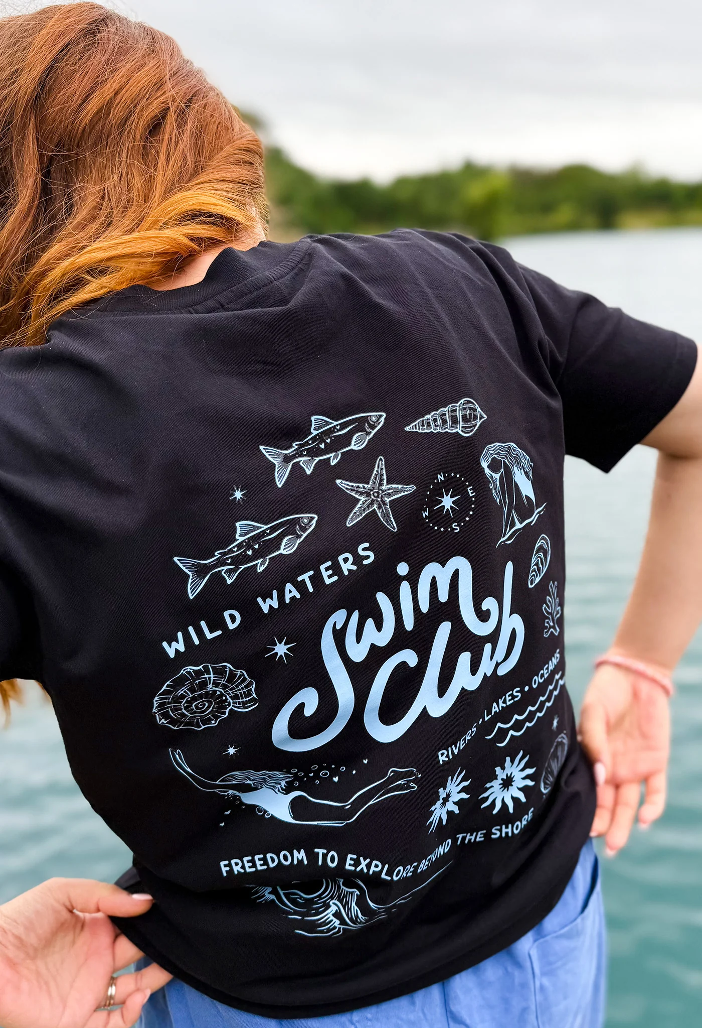 Swim Club Organic Cotton T-Shirt - Image 6