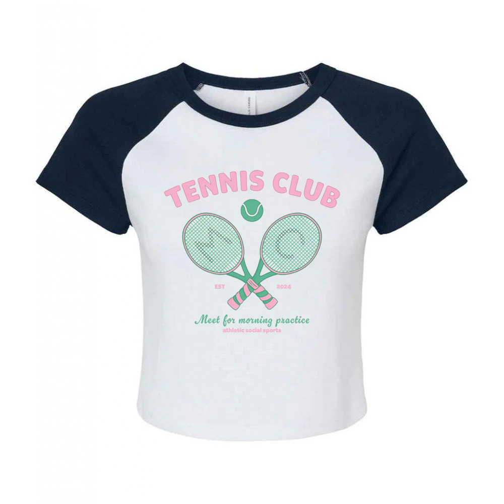 Tennis Club Micro Rib Baby Tee - Image 8