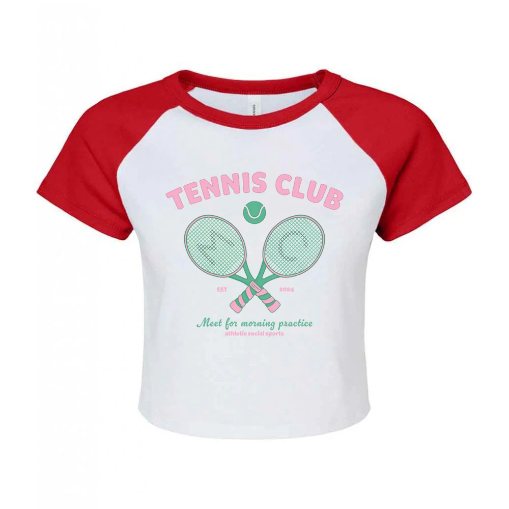 Tennis Club Micro Rib Baby Tee - Image 9