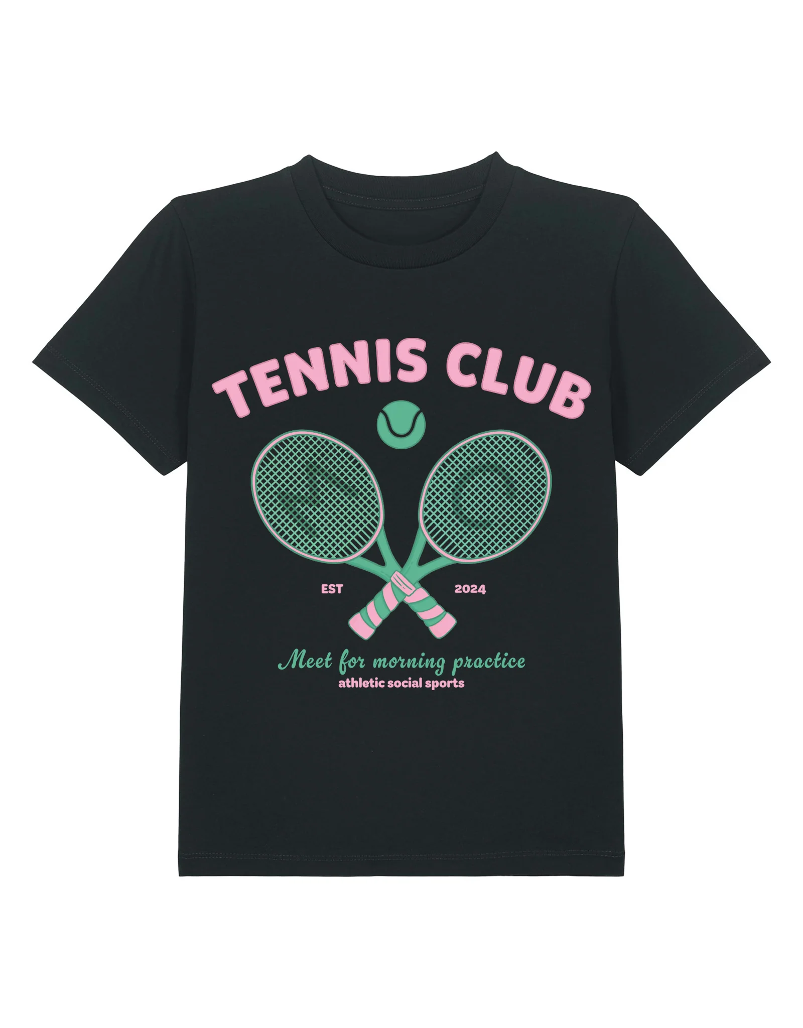 Tennis Club Organic Cotton Childrens T-Shirt - Image 5