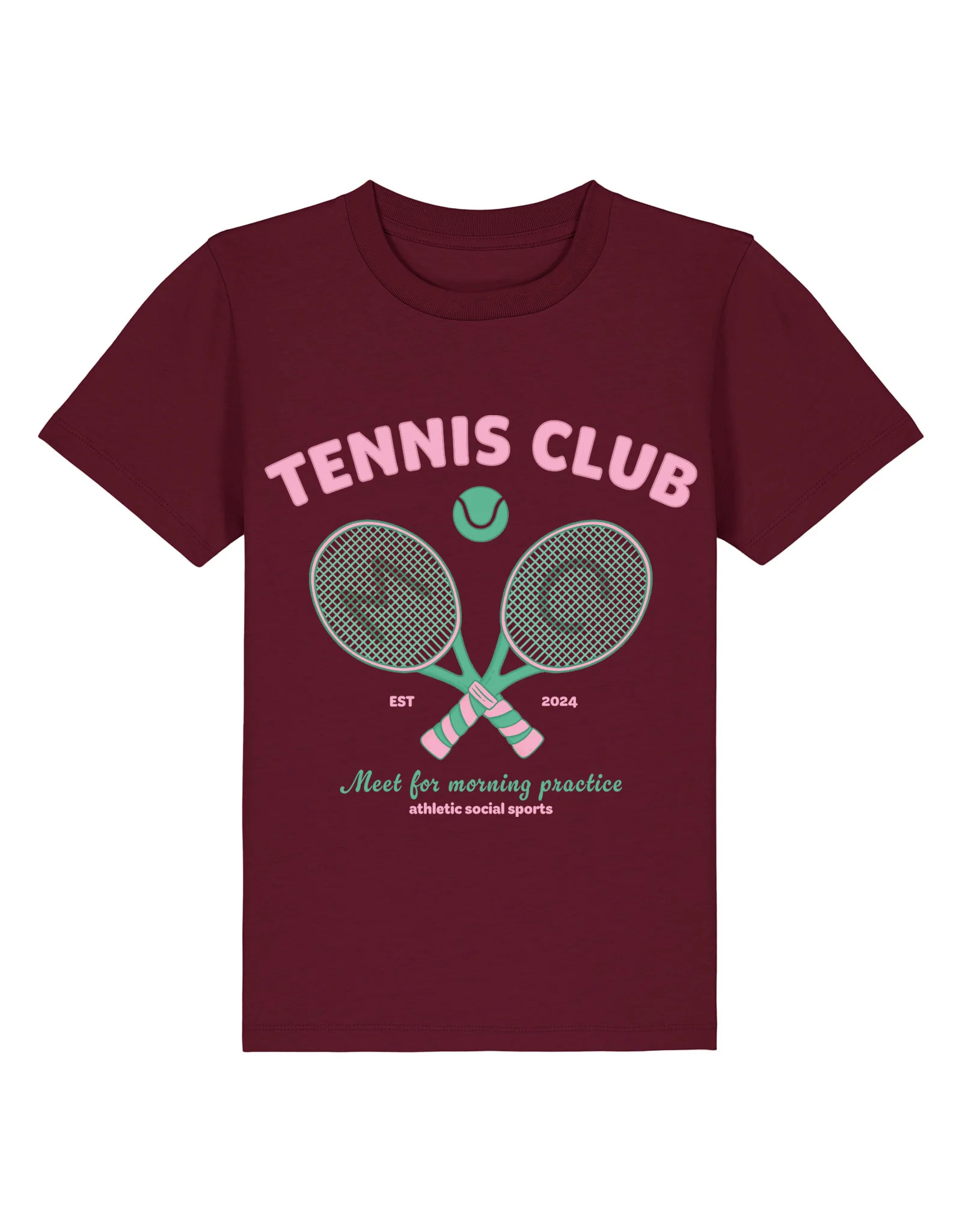 Tennis Club Organic Cotton Childrens T-Shirt - Image 6