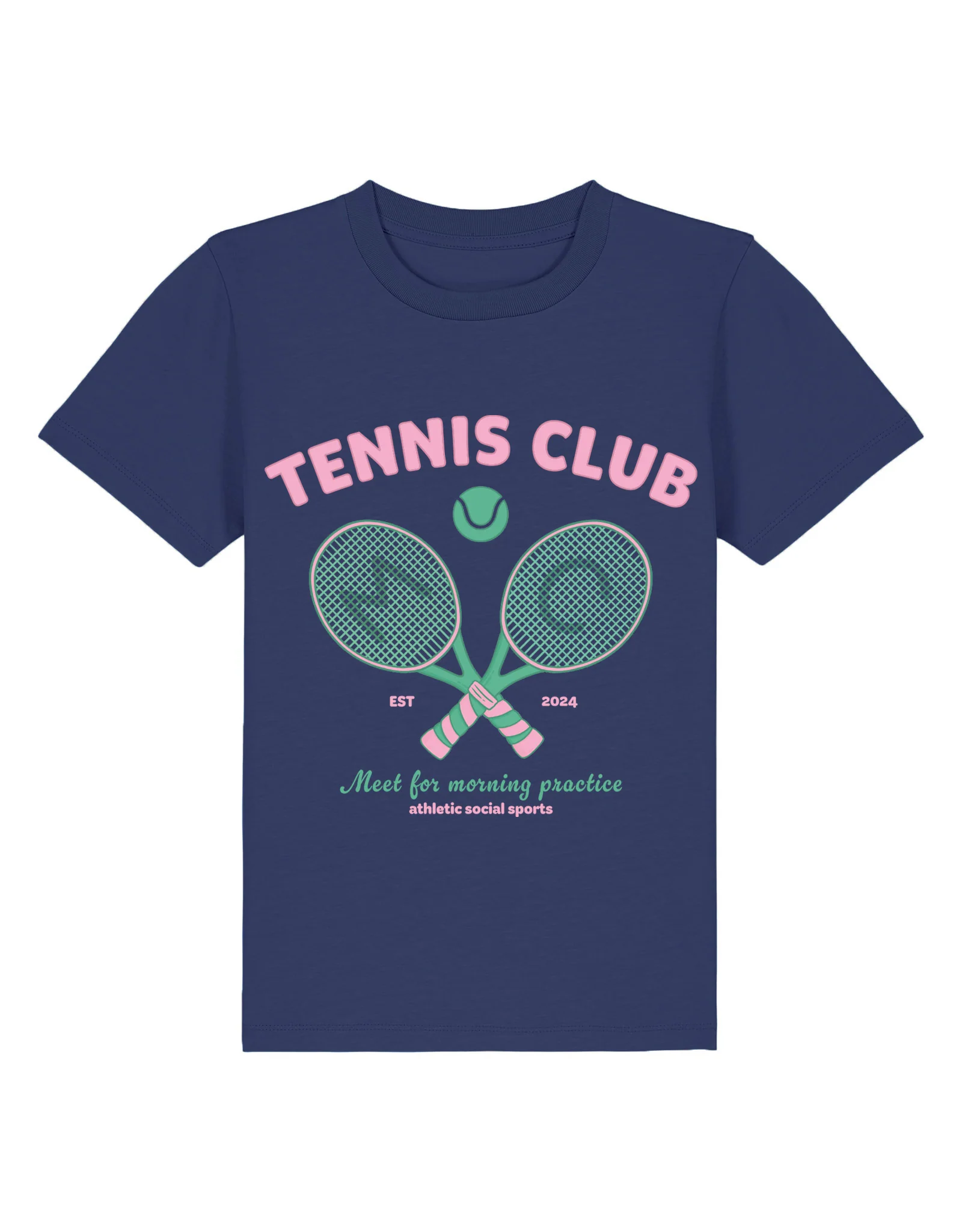 Tennis Club Organic Cotton Childrens T-Shirt - Image 9