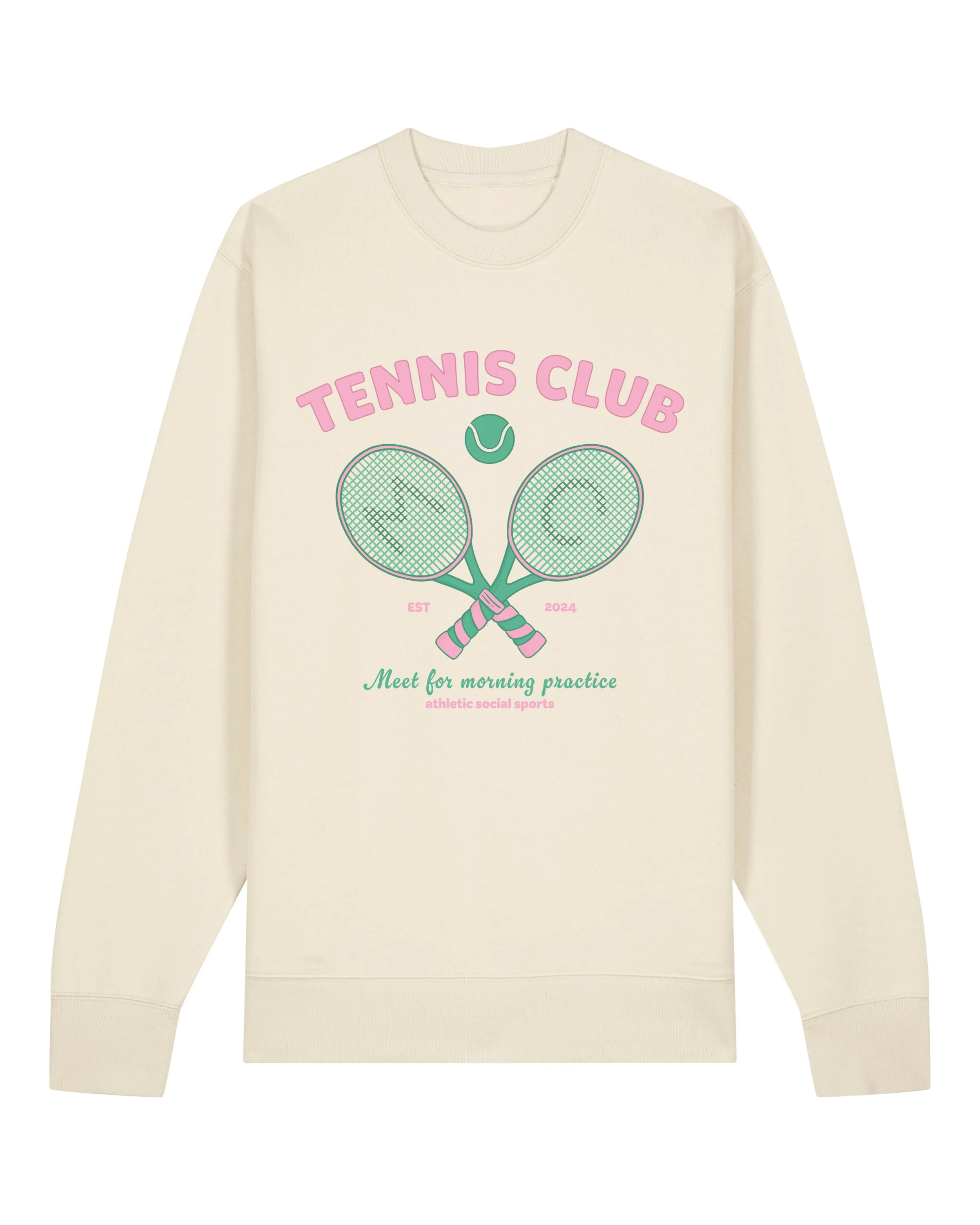 Tennis Club Organic Cotton Sweatshirt - Image 5