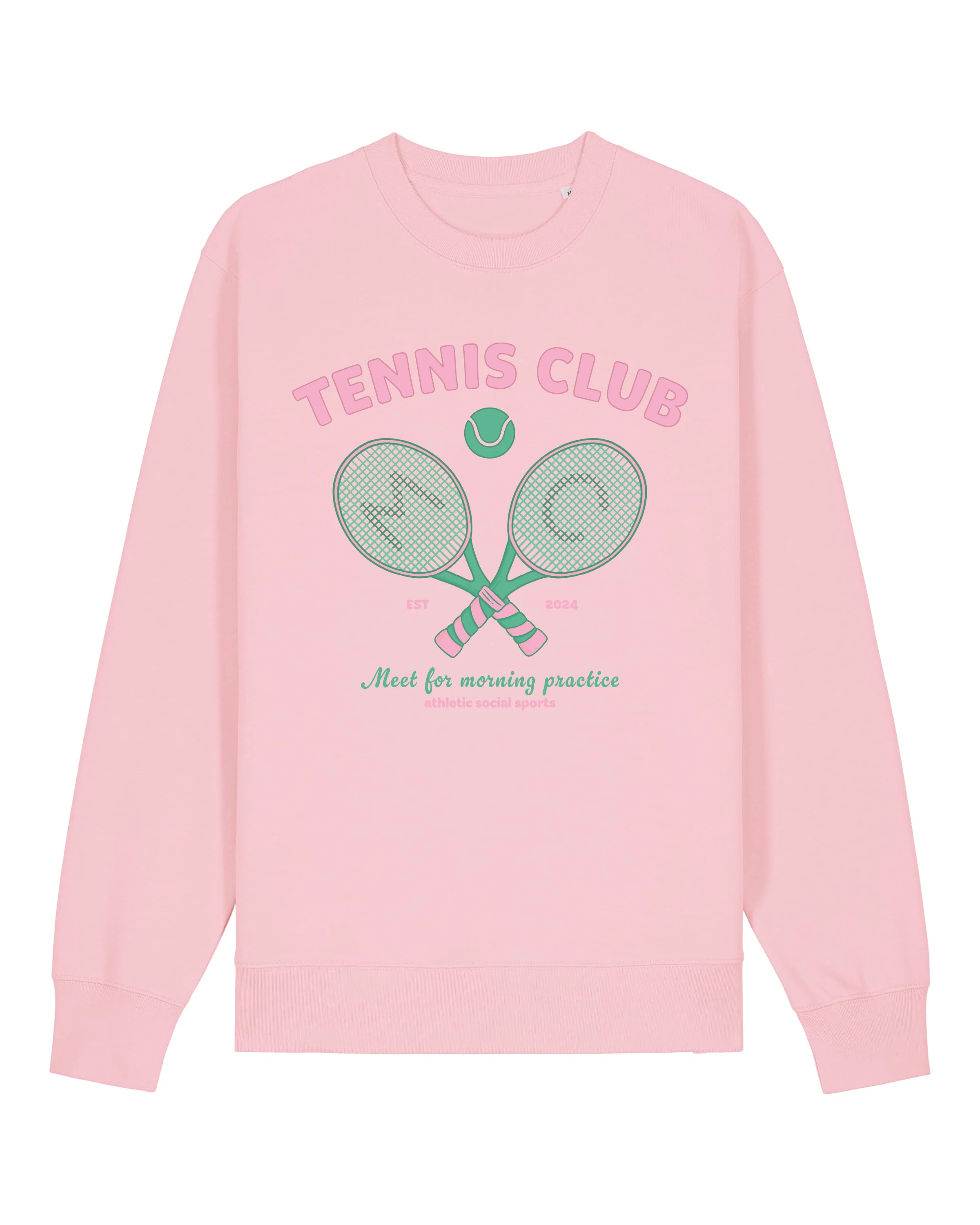 Tennis Club Organic Cotton Sweatshirt - Image 7