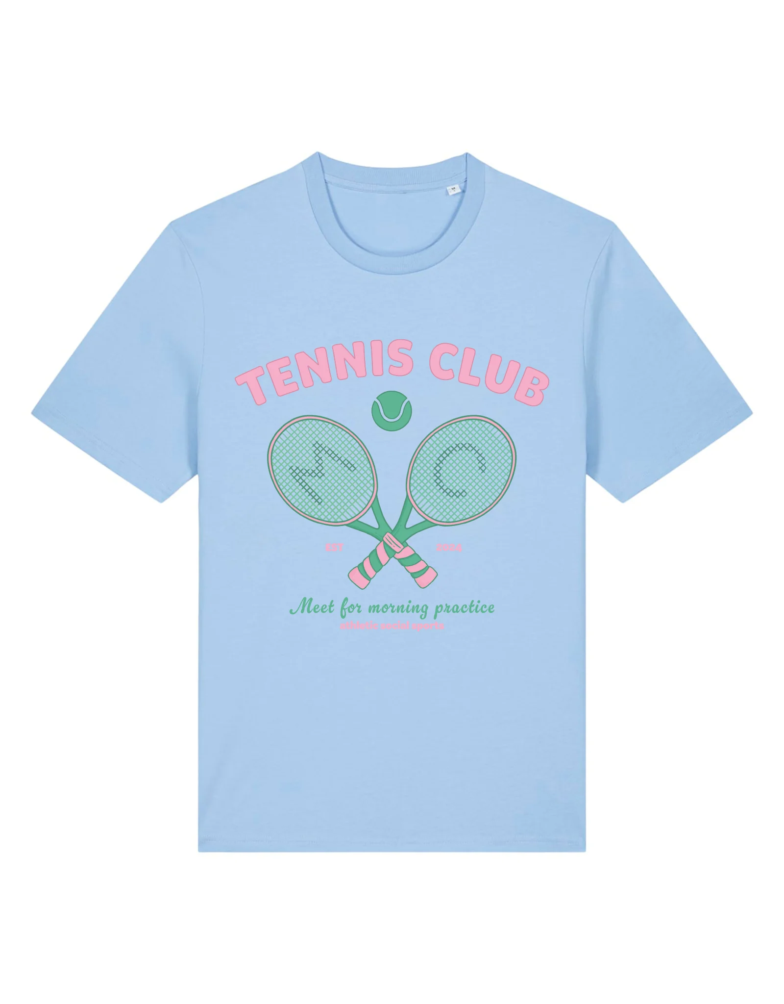 Tennis Club Organic Cotton T-Shirt - Image 12
