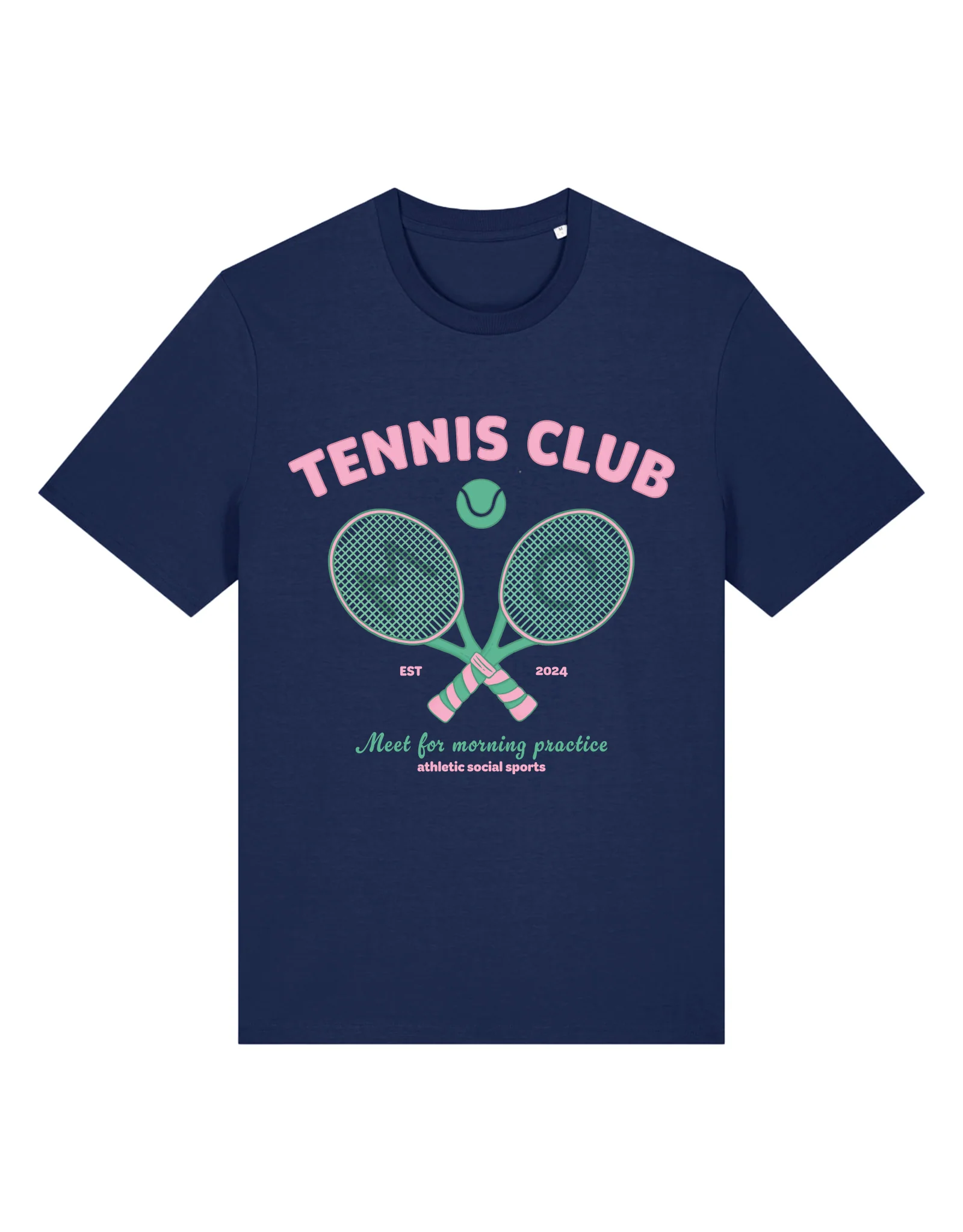 Tennis Club Organic Cotton T-Shirt - Image 13