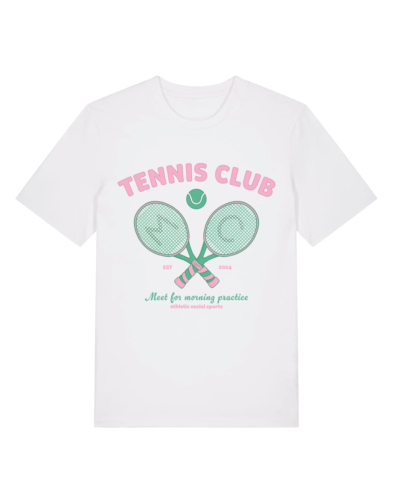 Tennis Club Organic Cotton T-Shirt - Image 14