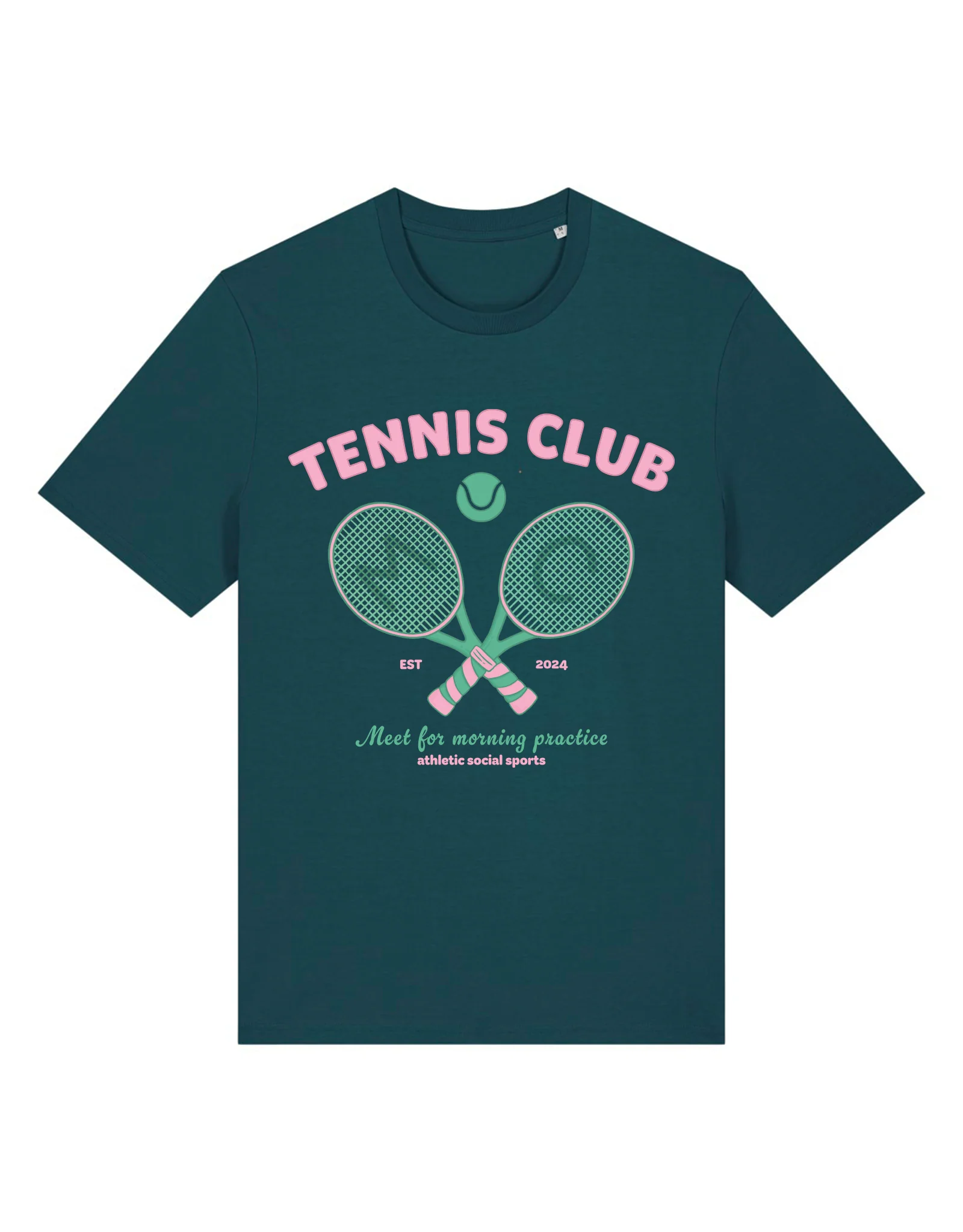 Tennis Club Organic Cotton T-Shirt - Image 15