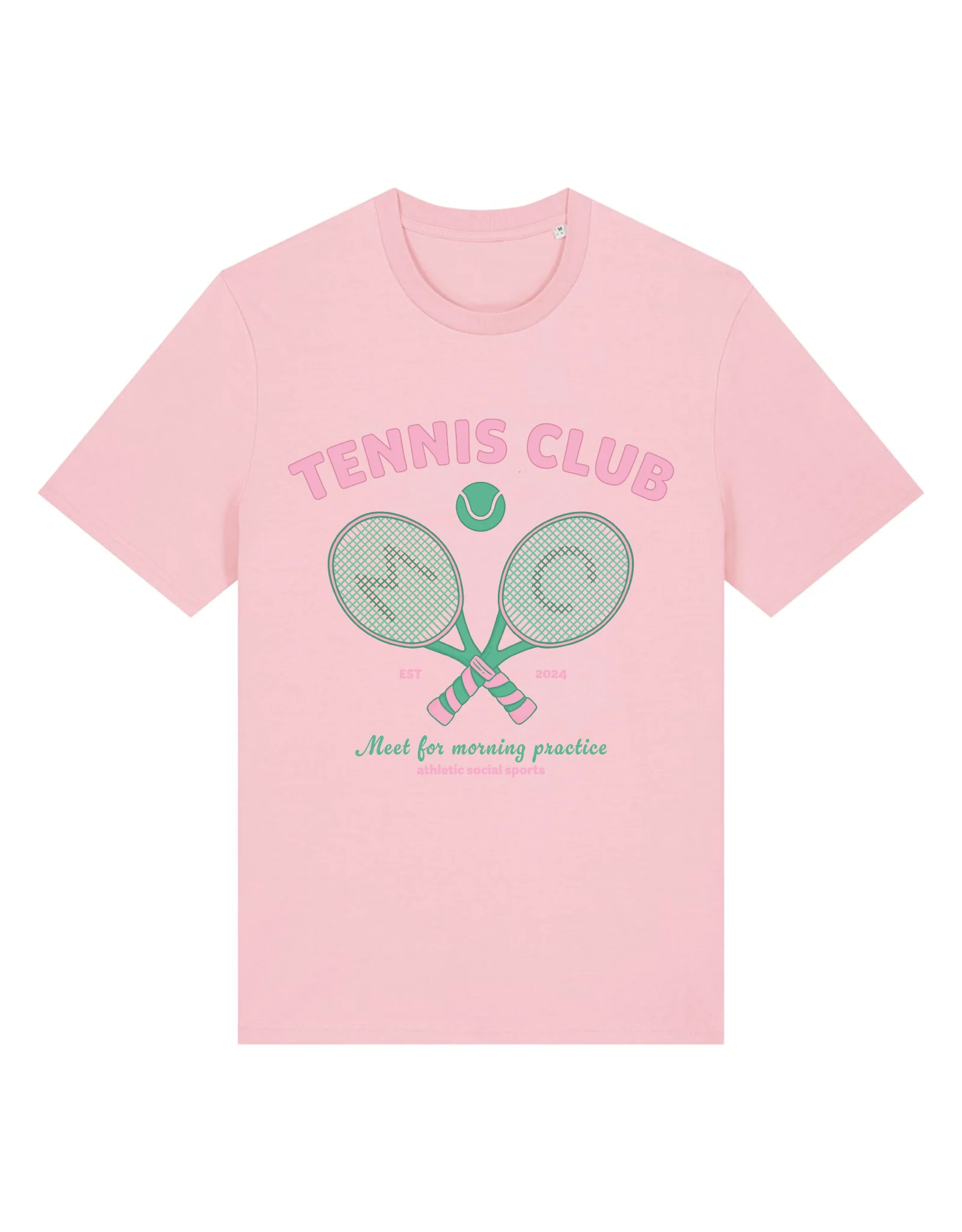 Tennis Club Organic Cotton T-Shirt - Image 9