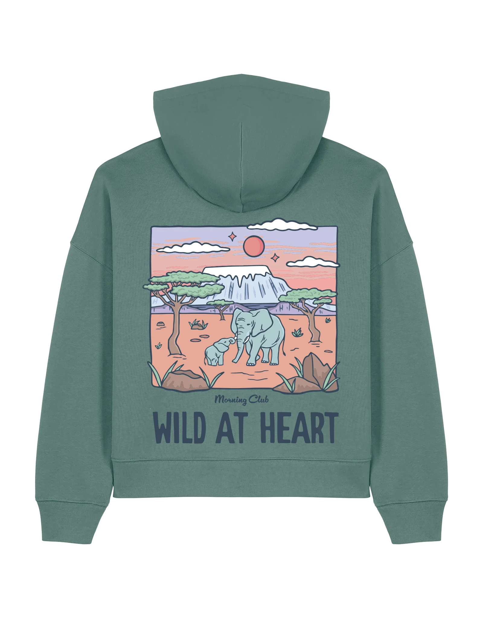 Wild At Heart Boxy Organic Cotton Hoodie - Image 4