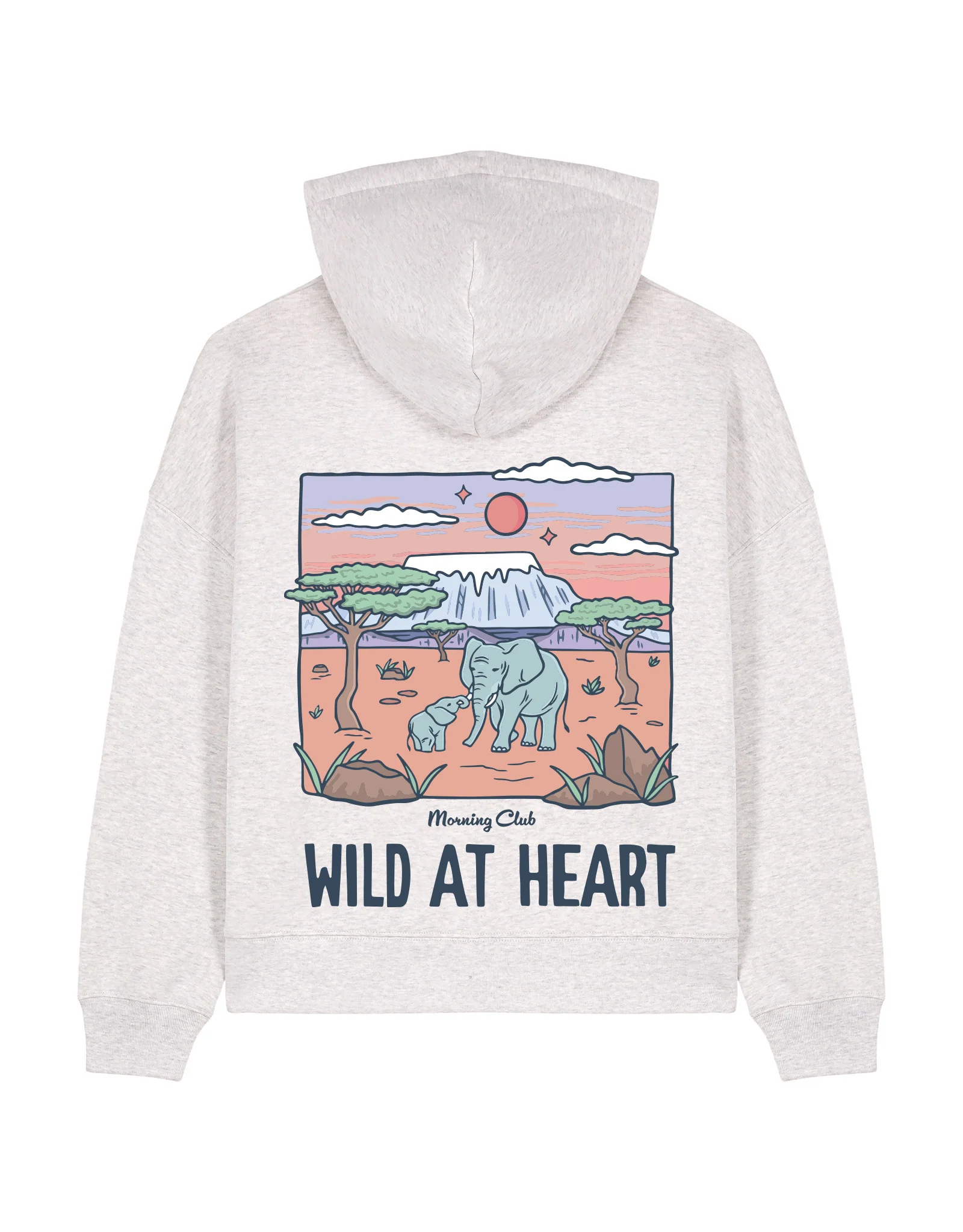 Wild At Heart Boxy Organic Cotton Hoodie - Image 8