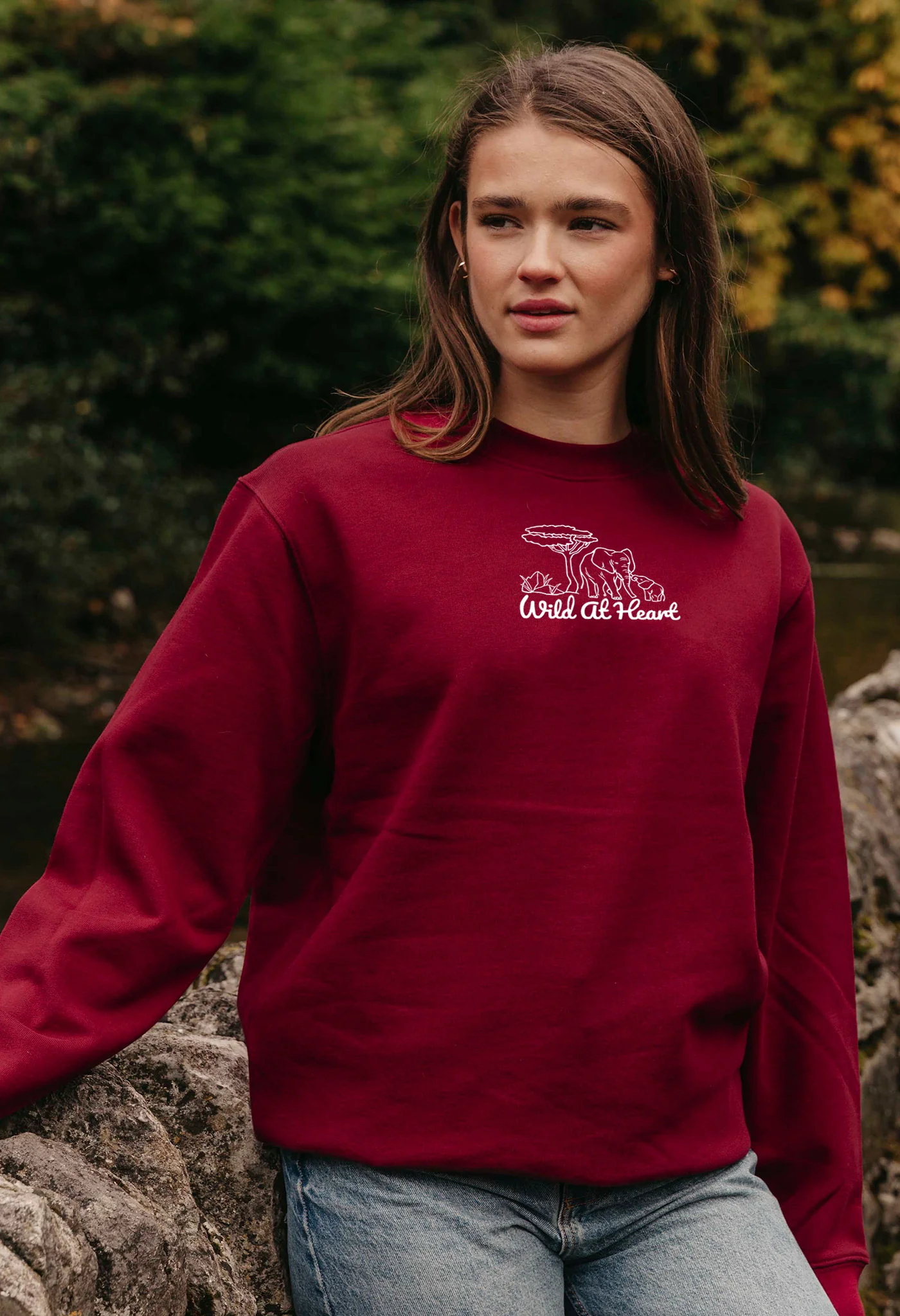 Wild At Heart Embroidered Organic Cotton Sweatshirt - Image 4